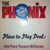 Old Port Tavern Billiards Flyer, Portland, ME