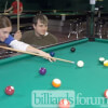 Playing Pool at Ozz Game Room of Provo, UT