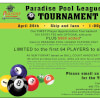 Flyer, Paradise Pool League Phoenix, AZ Tournament Flyer