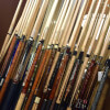 Cue Sticks at Peters Billiards of Minneapolis, MN