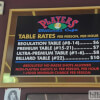 Table Rates at Players Billiards Café Eatontown, NJ