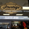 The Prestige Billiards Entrance Signage at the Mesa, AZ Location