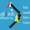 Railbirds Billiards Pool Hall Business Card, Halifax, NS