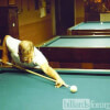 Don Brink Shooting Pool at Raytown Recreation