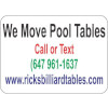 Flyer, Rick's Billiard Tables Scarborough, ON