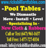 Poster for Rick's Billiard Tables Scarborough, ON