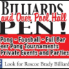 Roscoe Brady Billiards ad in The Break Magazine 2012-07