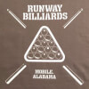 Mobile, AL Runway Billiards T-Shirt Artwork