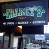 Storefront Sign at Sharky's of Tulsa, OK