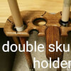 Double Skull Cue Holder from Shoot'n Dirty Billiard Accessories