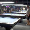 Shootin pool at Slate Billiards of Boynton Beach, FL