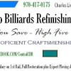 Flyer for ____ from Southern Oregon Billiards Vending & Refinishing Klamath Falls, OR