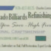 Southern Oregon Billiards Vending & Refinishing Business Card