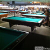 Shooting pool at Stiix Billiards of Ventura, CA