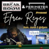 Old Flyer for an Efren Reyes Demo at The Break Room in Santa Clarita, CA