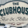 Older Storefront Sign for The Clubhouse Sports Bar & Billiards in Lynchburg, VA