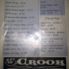 The Crook Menu, Bellevue, NE