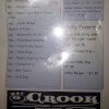 The Crook Menu, Bellevue, NE