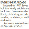 2016 Eagle's Nest Advertisement, Corinth, MS