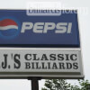TJ's Classic Billiards Waterville, ME Signage