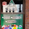 Storefront at Top Shots Pool & Darts of La Crosse, WI