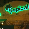 Tropical 128 Billiards Store Front at night New York, NY