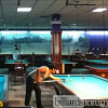 Shooting Pool at Uno Cafe & Billiards of Jackson Heights, NY
