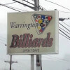 Sign at Warrington Billiards Club Warrington, PA