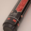 BMC Logo on a BMC Candy Apple Red Pool Cue