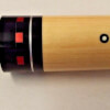 Black Dot Bullseye Shaft for a BMC Candy Apple Red Cue