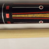 Forearm Detail on a BMC Pool Cue Model Candy Apple Red
