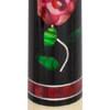 Buttsleeve of a BMC Glass Rose Pool Cue with Pink Rose