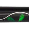 BMC Glass Rose Cue with Purple Rose and Rings