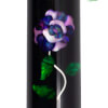 Buttsleeve of a BMC Glass Rose Pool Cue with Purple Rose