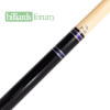 Picture of a BMC Glass Rose Black/Purple Pool Cue Joint