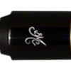 Red-Rose BMC Glass Rose Cue, Custom Black Butt Cap and Joint Collars