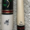 Black with Red Rose BMC Glass Rose Cue