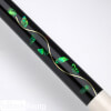 Beautiful Forearm Inlays in the BMC Glass Rose Pool Cue