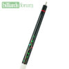 Forearm of a BMC Glass Rose Pool Cue with Red Rose