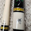BMC Glass Rose Pool Cue with Yellow Rose Buttsleeve
