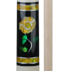 BMC Glass Rose Pool Cue with Yellow Rose and PRO Shaft