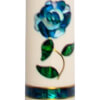 Buttsleeve of a BMC Glass Rose White/Blue Pool Cue Photo