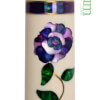 Butt Sleeve of a BMC Glass Rose White/Purple Pool Cue