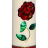 BMC Glass Rose White/Red Pool Cue Butt Sleeve