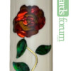 BMC White Glass Rose Cue Buttsleeve