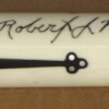 Signature and Date on Forearm of the BMC Green Hornet Cue