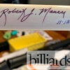 BMC Green Hornet Cue Dated 2010-11-13 Signed by Bob Meucci