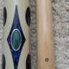 BMC Crusher White Pool Cue with Black Dot Shaft