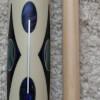 BMC Crusher White Pool Cue with Black Dot Shaft