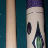 BMC Crusher Cue White with Purple Wrap